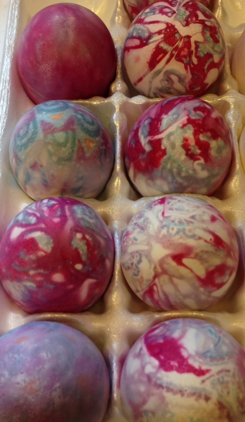 Silk dyed easter eggs 2   4-2014
